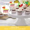 43 Pcs Fiesta Cupcake Topper and Picado Banner for Fiesta Party Decorations Mexican Theme Cake Decorations for Mexican Themed Cactus Donkey Taco Pepper Sombrero Mustache Party Decorations